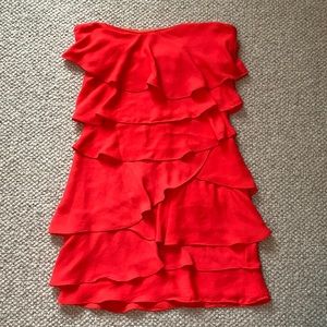 BCBG Coral strapless dress-needs zipper repair